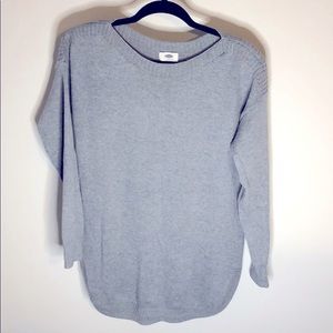 Extra long, lightweight sweater